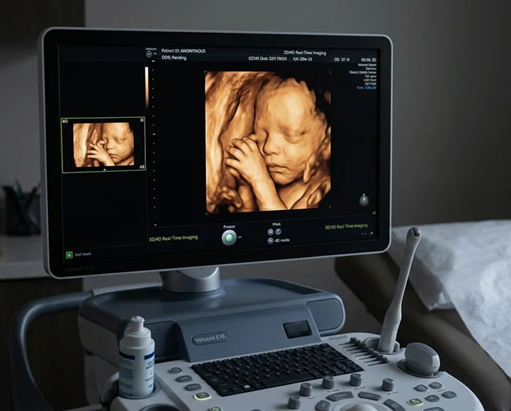 3D and 4D pregnancy imaging