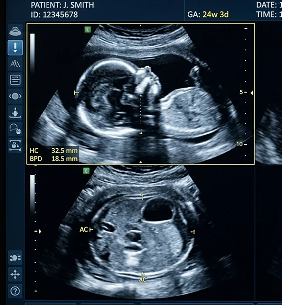 HD live baby imaging capturing detailed images of the developing baby