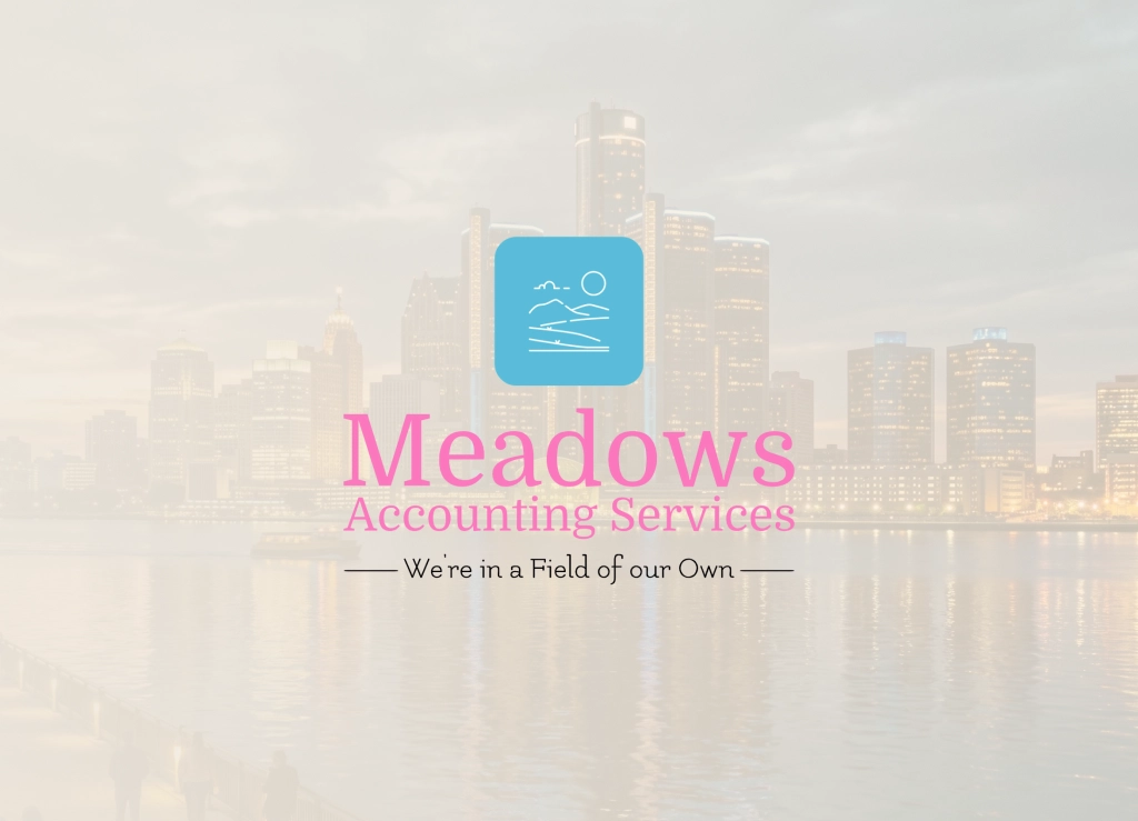 Business owner reviewing small business accounting in Macomb County