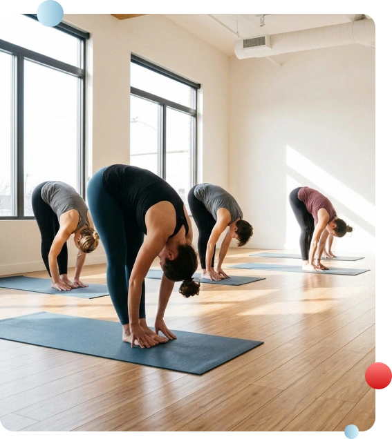 Yoga and movement classes in Wilmington supporting healthy living.