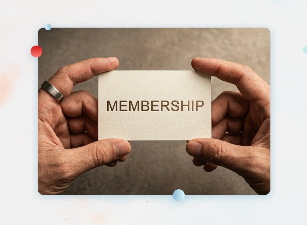 Client choosing wellness membership plans during consultation.