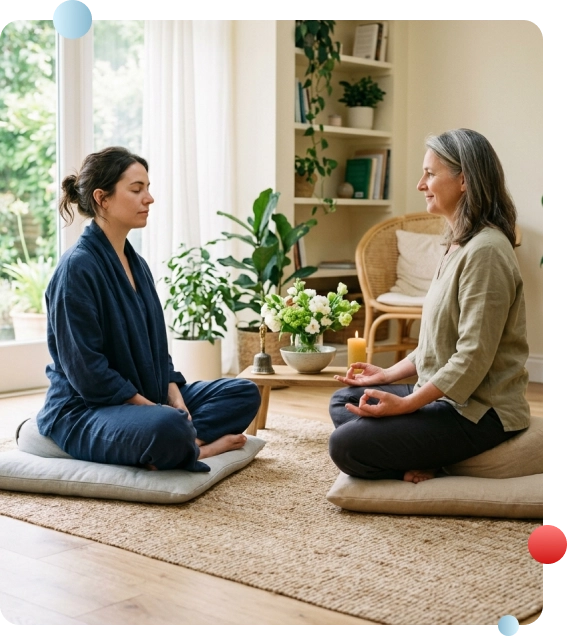 Comfortable home visit for mobile iv therapy services.