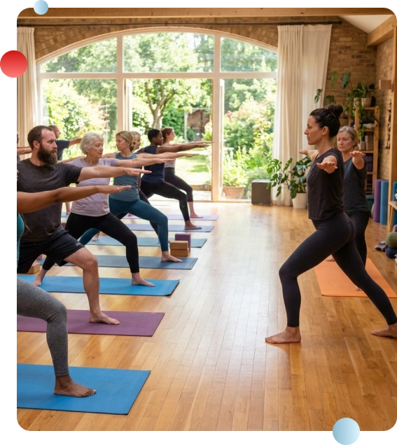 Client setting wellness goals with a coach in Fairfax.