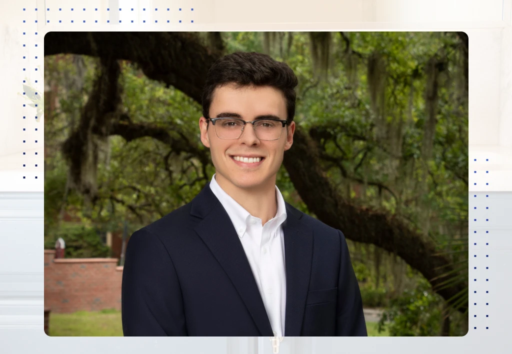 Senior portrait photography in Tallahassee celebrating graduation with confidence.