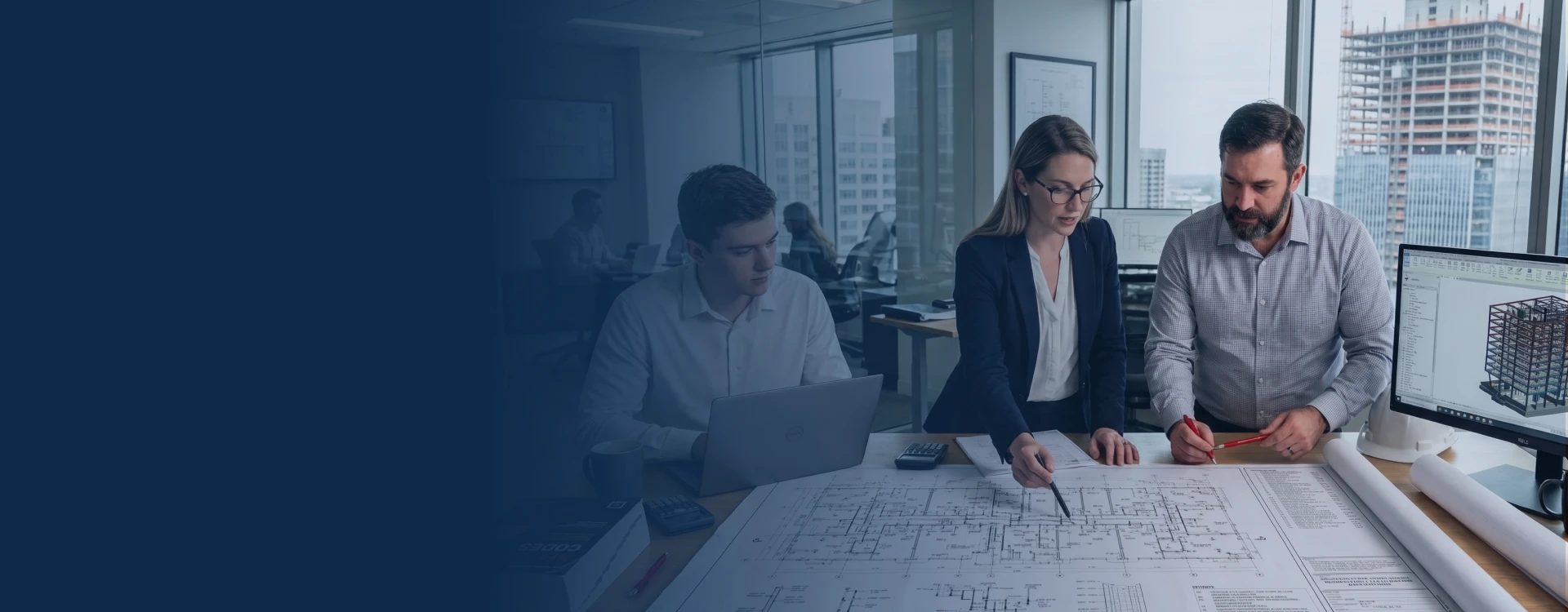 Engineers creating commercial fire protection design services in Toronto