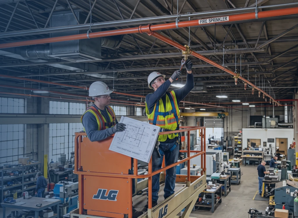 Retrofit sprinkler design services in Toronto for an office renovation