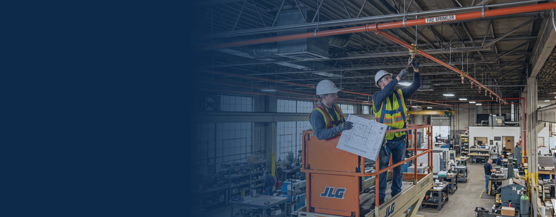 Retrofit sprinkler design services in Toronto for an office renovation