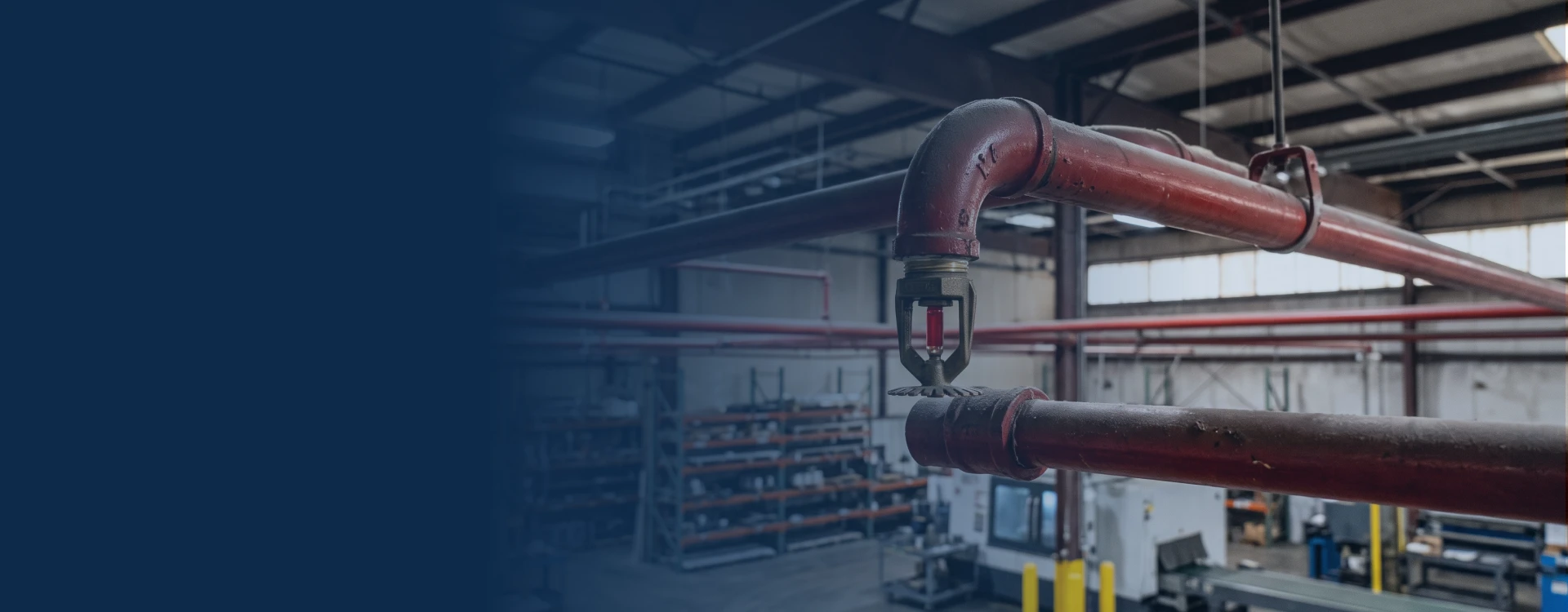 Industrial fire sprinkler design services in Toronto for a warehouse