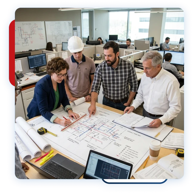 Construction manager joining fire sprinkler site inspections in Toronto