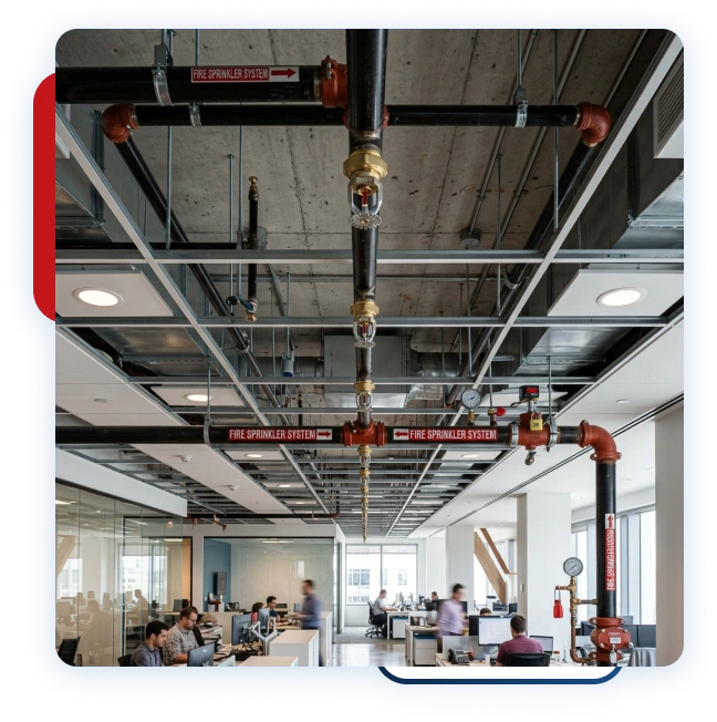 Sprinkler layouts developed for a Markham technology campus