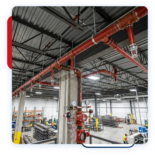 Fire protection services in Burlington for commercial buildings