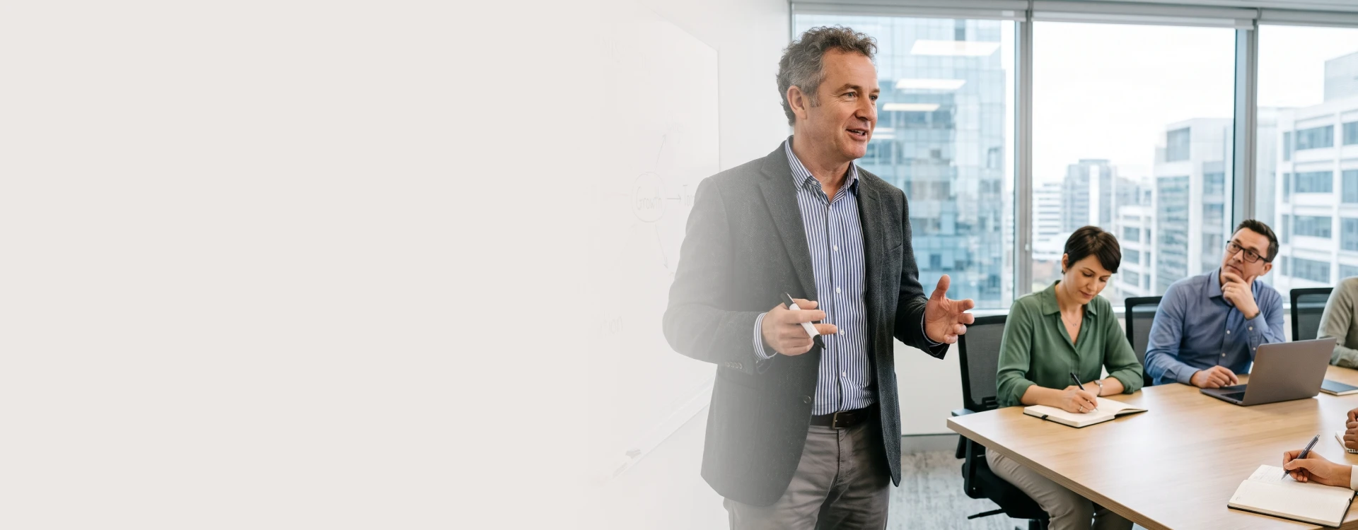 Sales professional improving communication through sales training and coaching.
