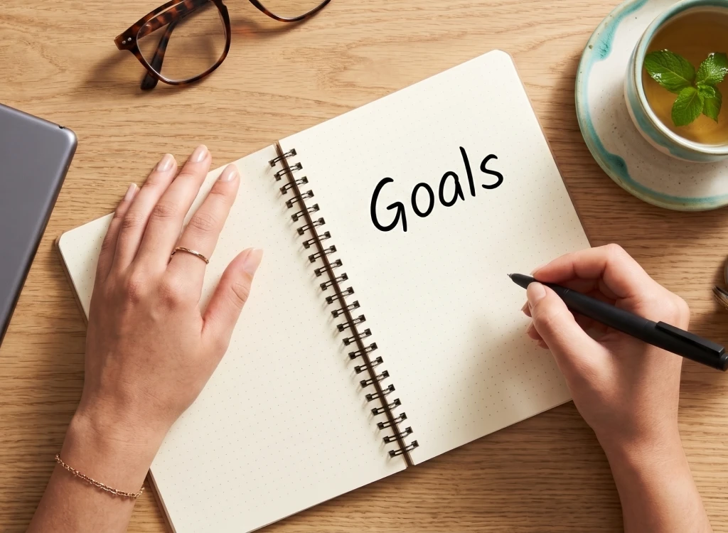 SMART Goals Sessions helping a client create a clear action plan.