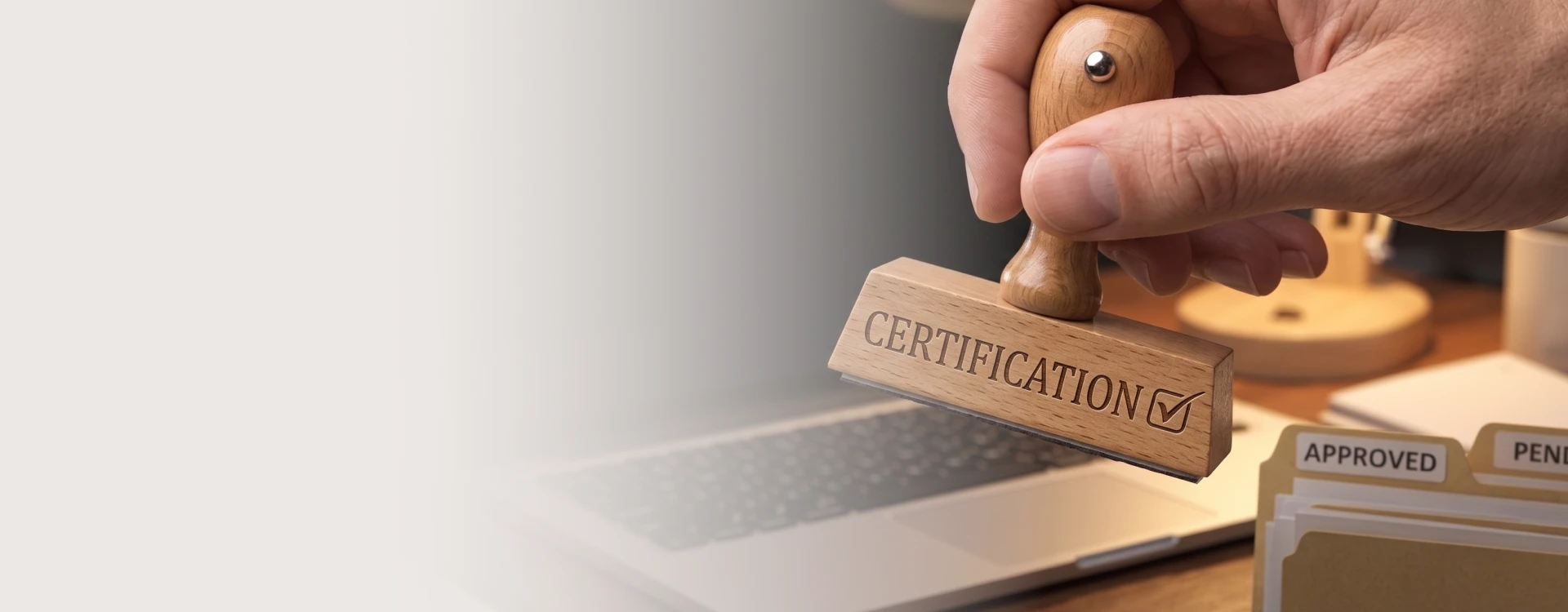 Participant attending certification courses for professional development.