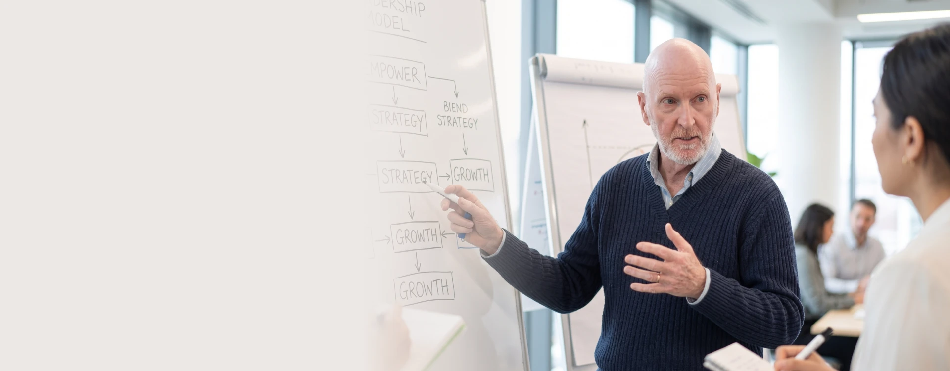 Board Certified Master Coach leading a leadership development workshop.