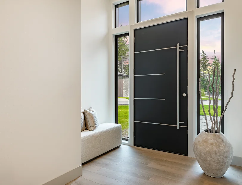 Reinforced entry door installation
