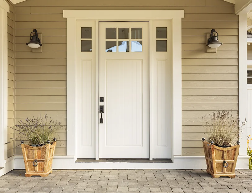 Reinforced entry door installation