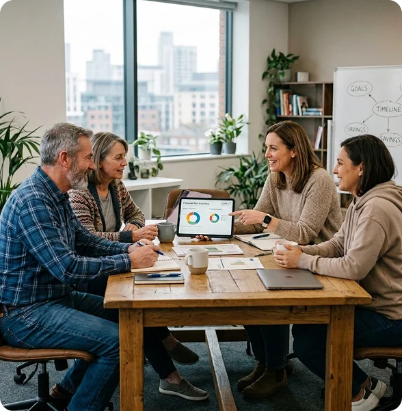 Operational finance and controllership work at a desk