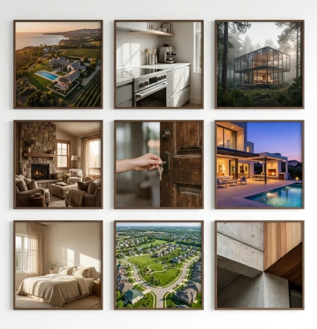 Social media clips for luxury real estate marketing campaign