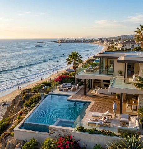 Luxury coastal home video in Newport Beach