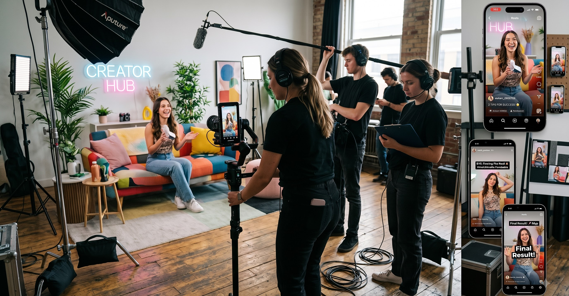 Social media video production services in Orange County