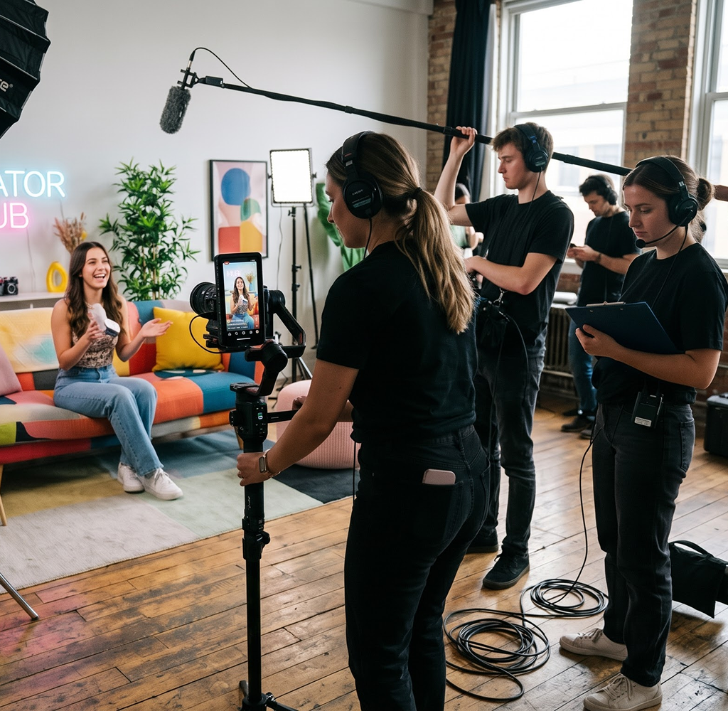 Social media video production services in Orange County