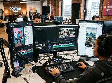 Creating visual content for social media marketing