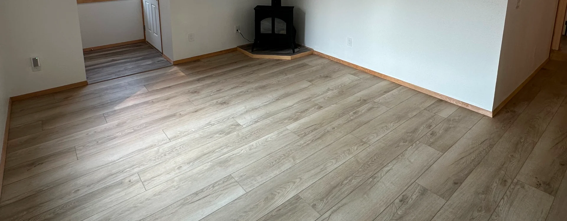 Flooring installation services in Seattle, WA, upgrading a family home.