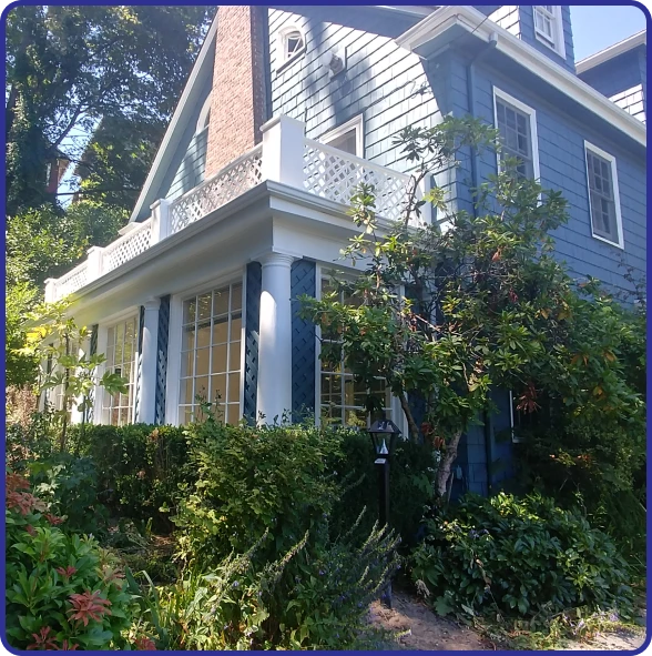 Home repaired after professional residential tree damage restoration.