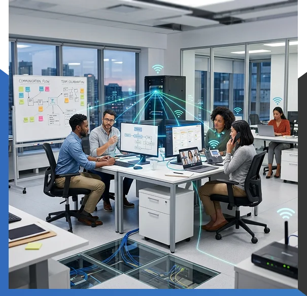 Integrated Office Communication Networks
