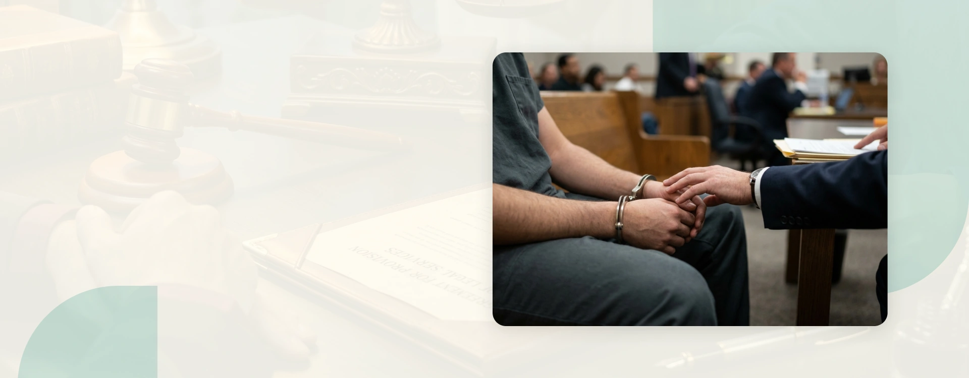 A criminal defense lawyer in Toronto reviews evidence with a client.