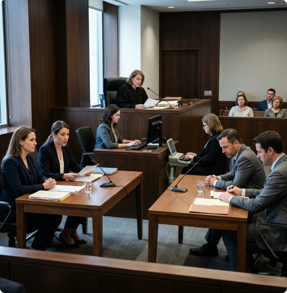 The best family lawyer in Toronto helps a client understand the next steps.