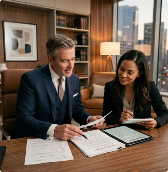 Clear legal representation in Toronto begins with a focused client consultation.
