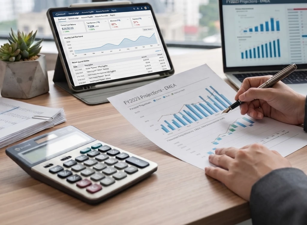 Accounting firm in Oakville welcoming a local business owner for a consultation.