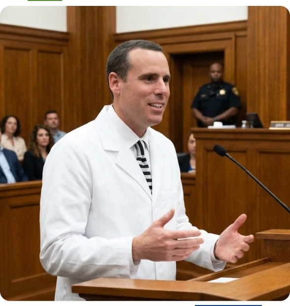 Expert witness services in California for malpractice cases.