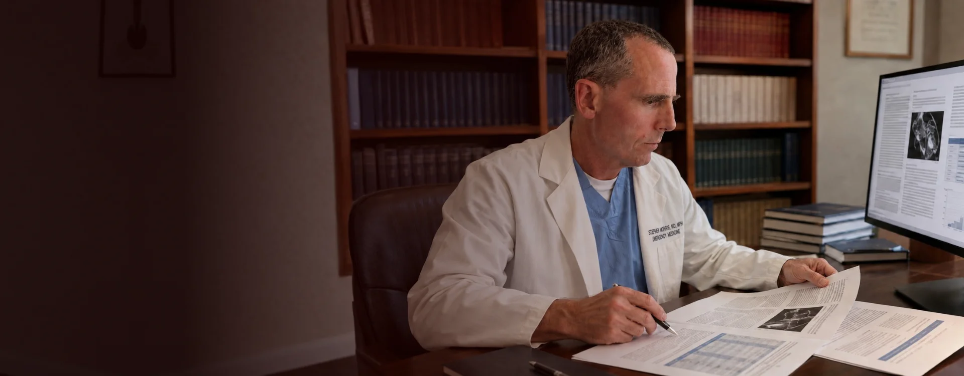 Morris Medicolegal performing a detailed expert case review.