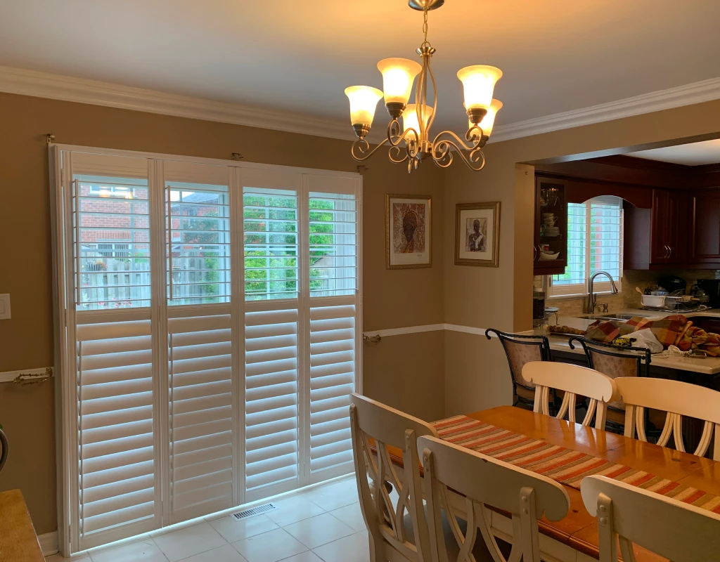 Plantation shutters in Toronto home
