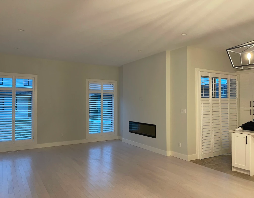 Window treatment in Oakville home