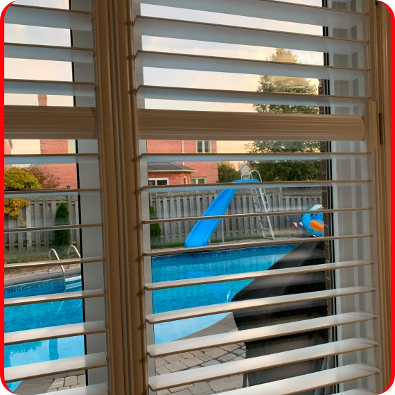 Window coverings in Etobicoke living room