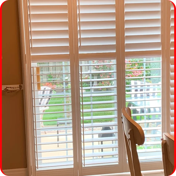 Window coverings in Oakville living room
