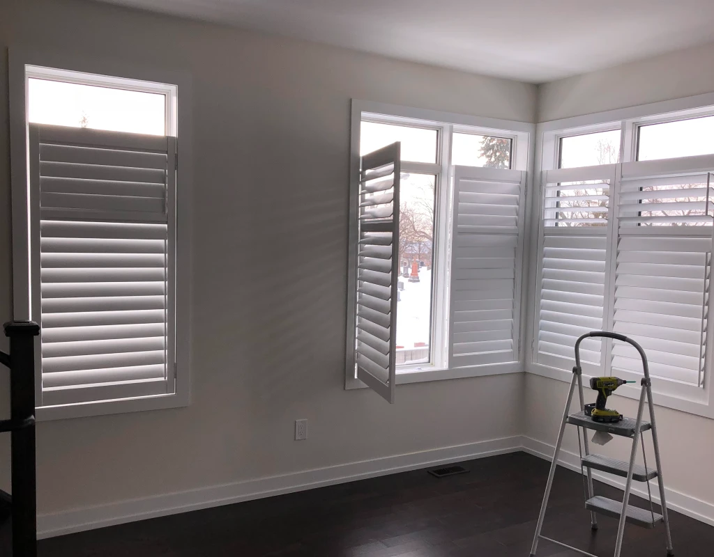 Custom window coverings in Toronto home