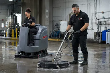 Industrial Floor Cleaning
