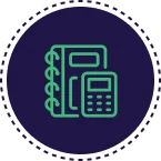 Financial advisor using a laptop for bookkeeping and advisory services