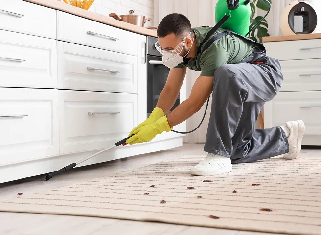 Insect elimination perimeter treatment