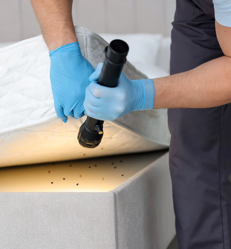 Refreshing an exterior barrier on a scheduled visit