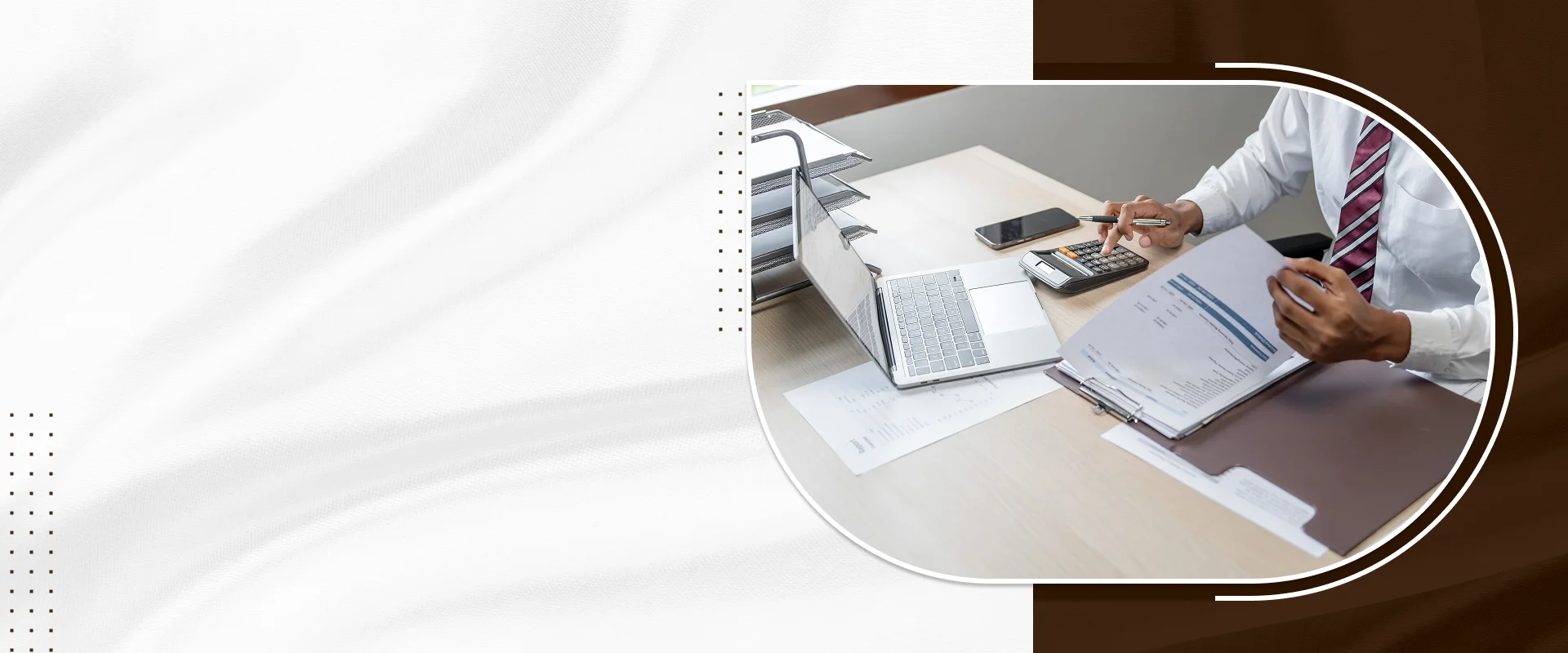 Business owner reviewing bookkeeping for businesses in Bowling Green