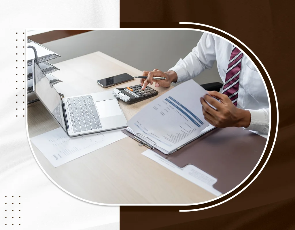 Business owner reviewing bookkeeping for businesses in Bowling Green