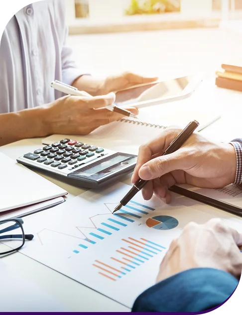 Financial records for bookkeeping services for small businesses in San Marcos