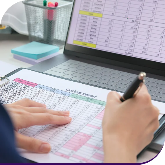 Business owner meeting with a CPA in San Marcos Vista