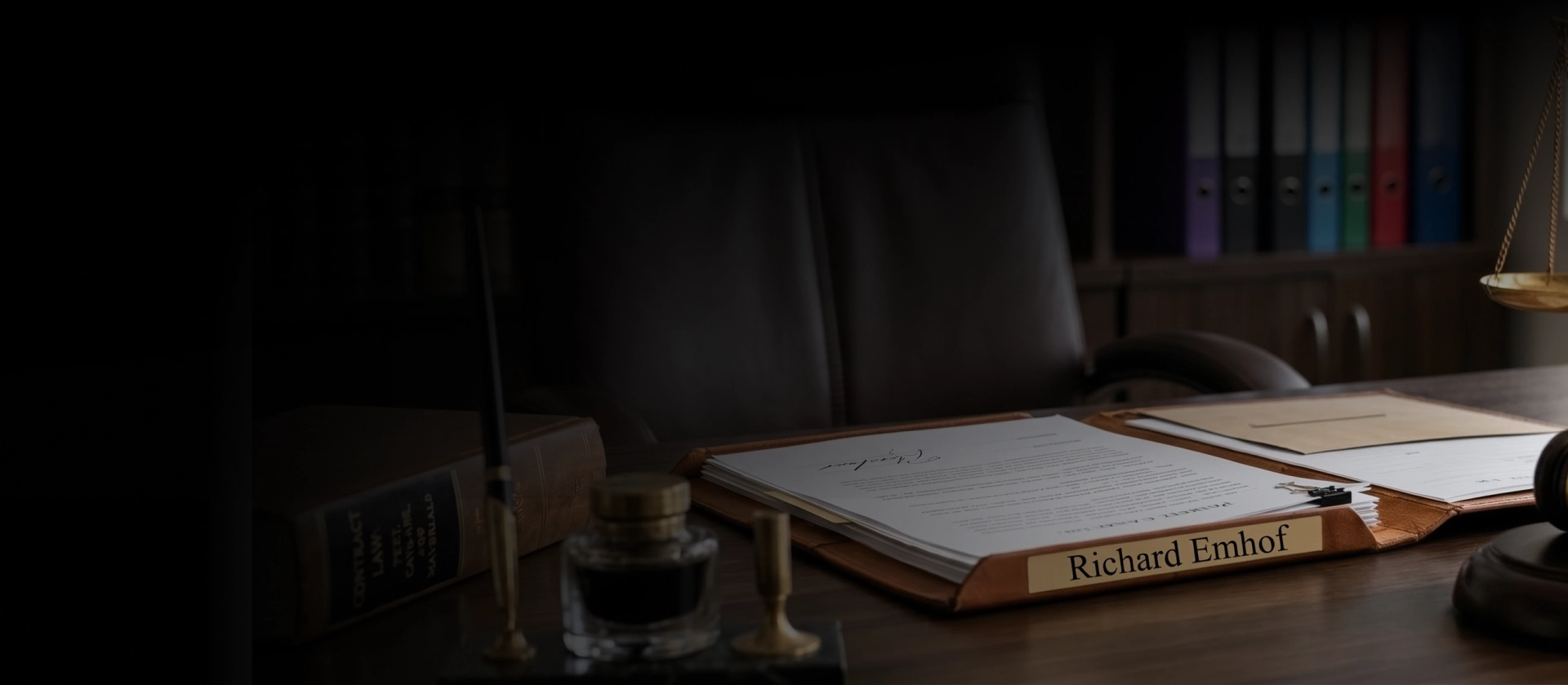 Attorney reviewing case files for a criminal defense attorney in Pennsylvania